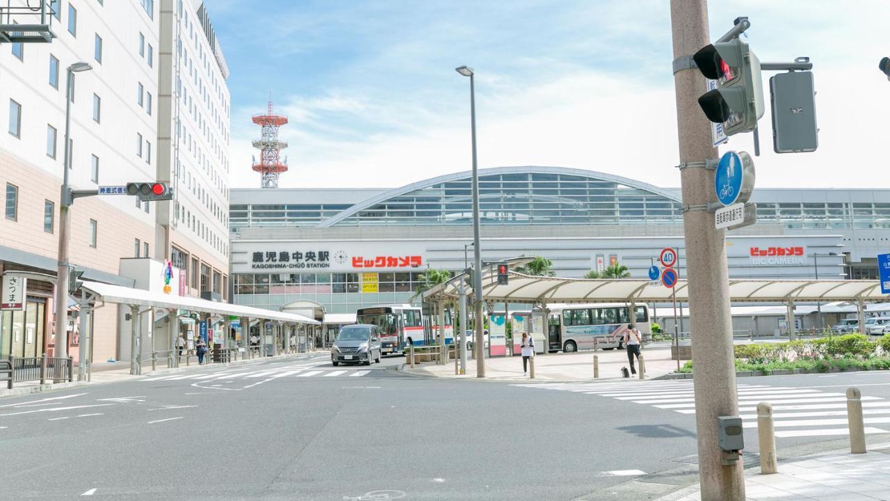 Toyoko Inn Kagoshima Chuo Eki Higashi Guchi Eksteriør bilde