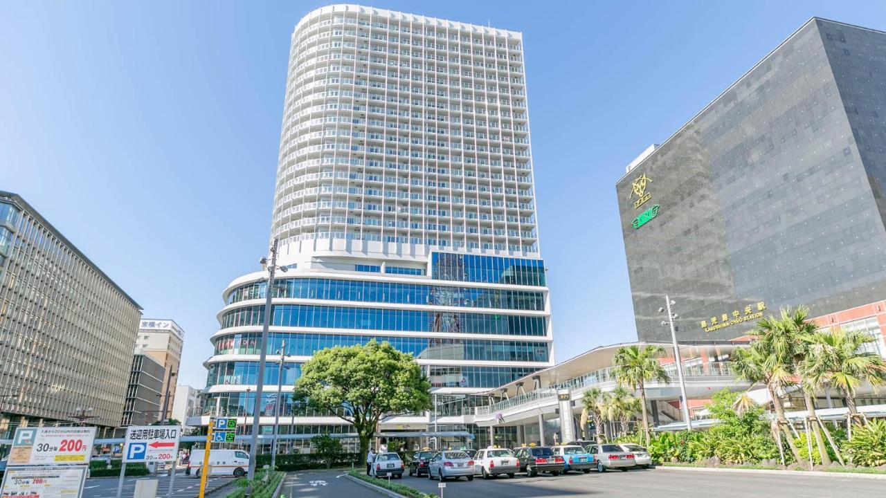 Toyoko Inn Kagoshima Chuo Eki Higashi Guchi Eksteriør bilde