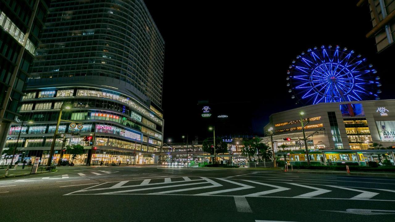 Toyoko Inn Kagoshima Chuo Eki Higashi Guchi Eksteriør bilde